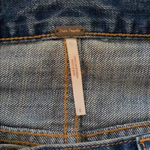 Free People Denim Mini Skirt - Picture 2 of 3